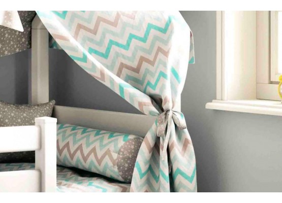 Балдахин для кровати с надстройкой "Соня" Небесный, МебельГрад