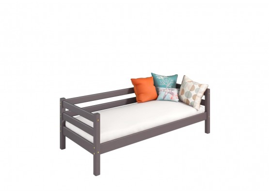 Вариант 2 Кровать "Соня" с задней защитой Лаванда, МебельГрад