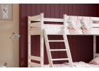 Вариант 10 Двухъярусная кровать "Соня" с наклонной лестницей Белый, МебельГрад