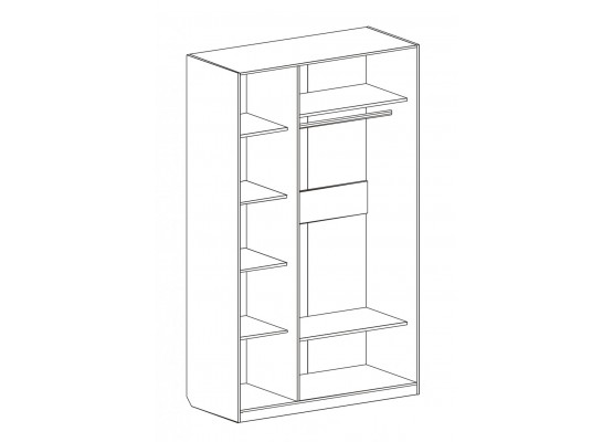 Шкаф 3х дверный "Николь", МебельГрад