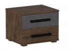 Тумба прикроватная с двумя ящиками "Глазго" спальня, МебельГрад