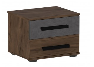 Тумба прикроватная с двумя ящиками "Глазго" спальня