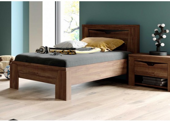 Кровать 900 "Соренто" спальня Дуб стирлинг, МебельГрад
