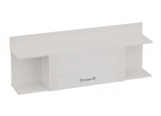 Полка закрытая "Элана" гостиная Бодега белая