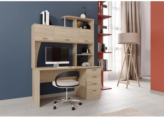 Стол компьютерный "СК-11" Дуб сонома, МебельГрад