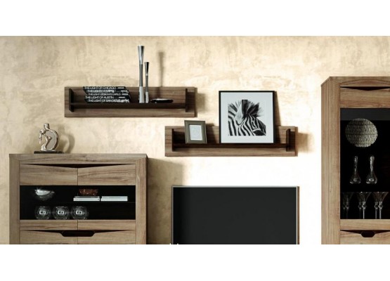 Полка "Соренто" гостиная Дуб стирлинг, МебельГрад