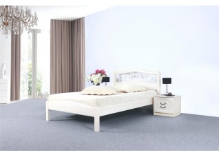 Тахта 1400 "Людмила 3" Белый полупрозрачный