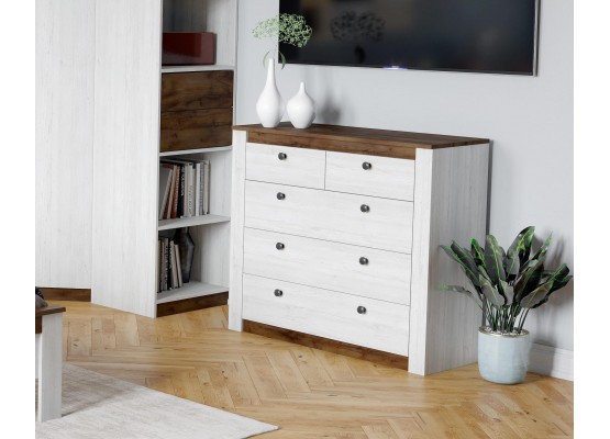 Комод 5 ящ "Даллас" спальня, МебельГрад