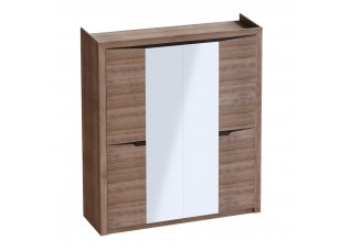 Шкаф 4 дв. "Соренто" спальня Дуб стирлинг