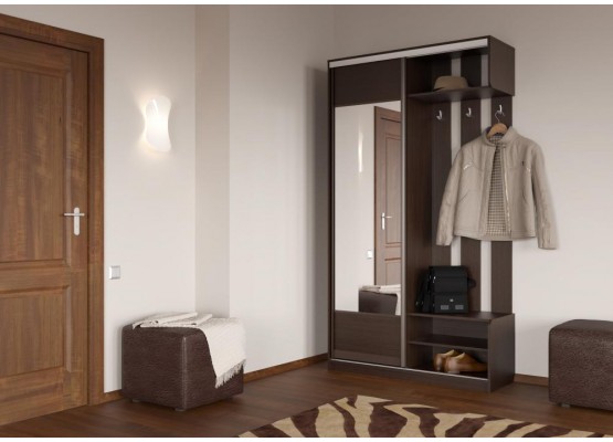 Прихожая с зеркалом "Леон", МебельГрад