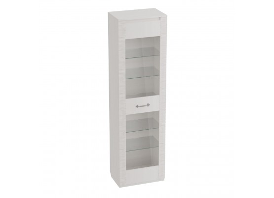 Витрина "Элана" гостиная Бодега белая, МебельГрад