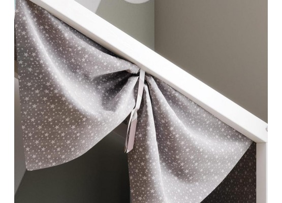 Балдахин для кровати с надстройкой "Ассоль" Небесный, МебельГрад