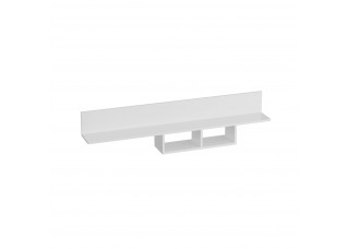 Полка "Кёльн" 1380 Белый Аляска / Белый глянец