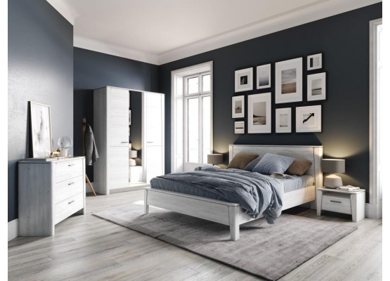Кровать 1600 "Мальта" спальня Дуб винтерберг, МебельГрад