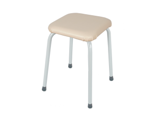 Табурет квадратный Пенёк-224 крепкий (Ваниль)