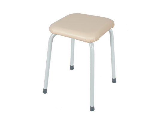 Табурет квадратный Пенёк-224 крепкий (Ваниль), ЗМИ