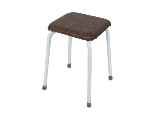 Табурет квадратный Пенёк-224 крепкий (Коричневый), ЗМИ