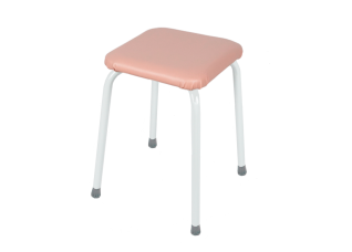 Табурет квадратный Пенёк-224 крепкий (Пыльная Роза)