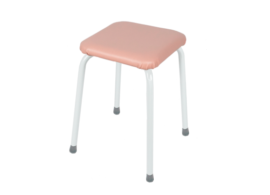 Табурет квадратный Пенёк-224 крепкий (Пыльная Роза), ЗМИ