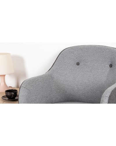 Кресло для отдыха «Алекса» Аполло дав (серебристый серый)/Аполло графит (темно-серый) - 10