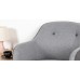 Кресло для отдыха «Алекса» Аполло дав (серебристый серый)/Аполло графит (темно-серый)