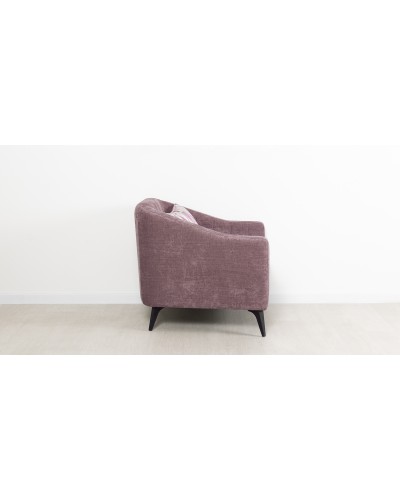 Кресло для отдыха «Наоми» Бордо 05 (приглушенный пурпурный) / Оригами брайт берри (ягодный) - 2