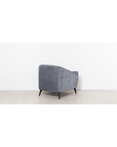 Кресло для отдыха «Наоми» Бордо 10 (графитовый серый) / Оригами микс шадес грей (серый) - 3
