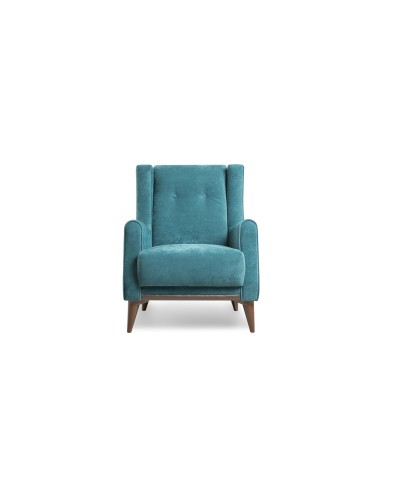 Кресло для отдыха «Плимут» Романс атлантик (атлантический зелёный), Марвел шоколад (шоколадный) - 2