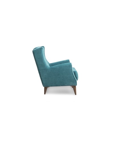Кресло для отдыха «Плимут» Романс атлантик (атлантический зелёный), Марвел шоколад (шоколадный) - 3