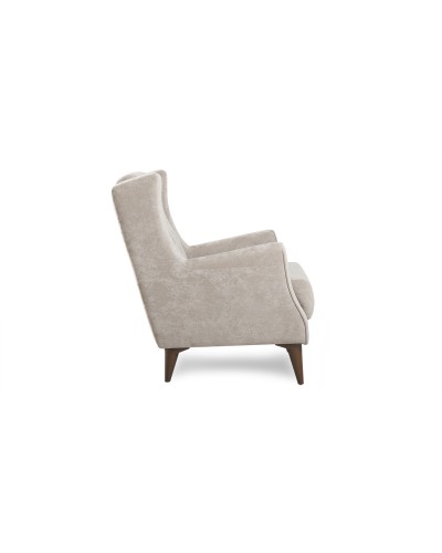 Кресло для отдыха «Плимут» Романс пебл (галечный серый), Марвел шоколад (шоколадный) - 3