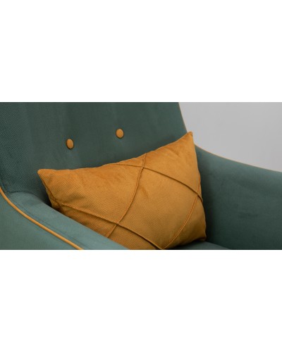 Кресло «Френсис» Амиго грин (нефритовый зеленый), Амиго йеллоу (золотистый желтый) - 7