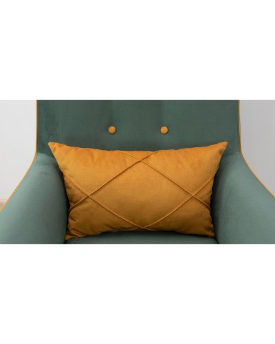 Кресло «Френсис» Амиго грин (нефритовый зеленый), Амиго йеллоу (золотистый желтый) - 8