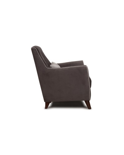 Кресло «Френсис» Амиго шоколад (коричневый), Амиго крем (серо-бежевый) - 2