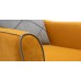 Кресло «Френсис» Амиго йеллоу (золотистый желтый), Амиго грей (кварцевый серый)