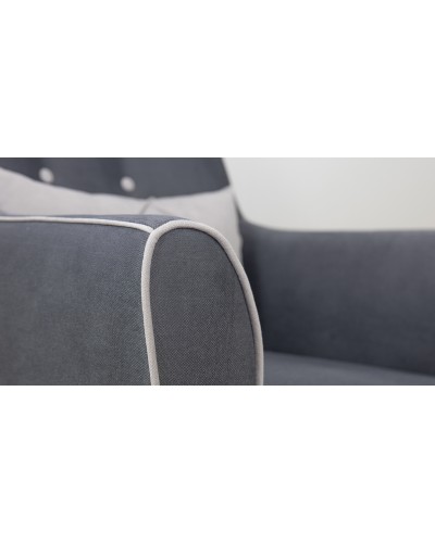 Кресло «Френсис» Амиго графит (темно-серый), Амиго эш (светло-серый) - 6