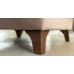 Кресло для отдыха «Ирис» Лекко десерт (карамельный тауп), Фибра 2885/5 (коричневые цветы)