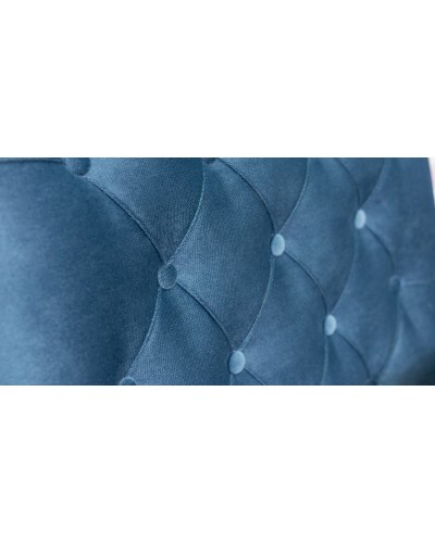 Кресло для отдыха «Ирис» Лекко океан (полуночно-синий), Фибра Менуэт (красно-синие букеты) - 4