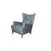 Кресло для отдыха «Оскар» Велутто 32 (стальной серый)