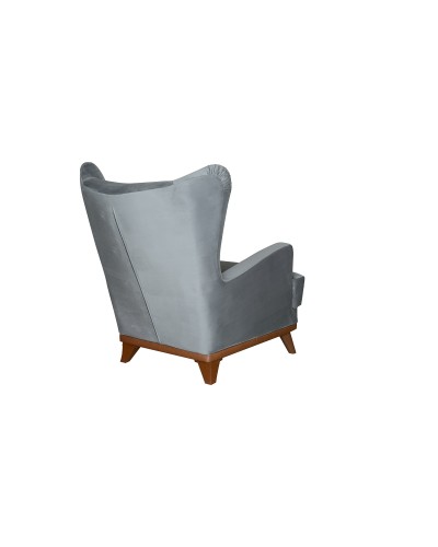 Кресло для отдыха «Оскар» Велутто 32 (стальной серый) - 2