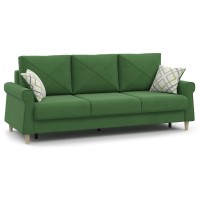 Диван-кровать «Иветта» Аватар 657 (лиственный зеленый)