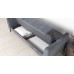 Диван-кровать «Наоми» Бордо 10 (графитовый серый) / Оригами микс шадес грей (серый) - 6