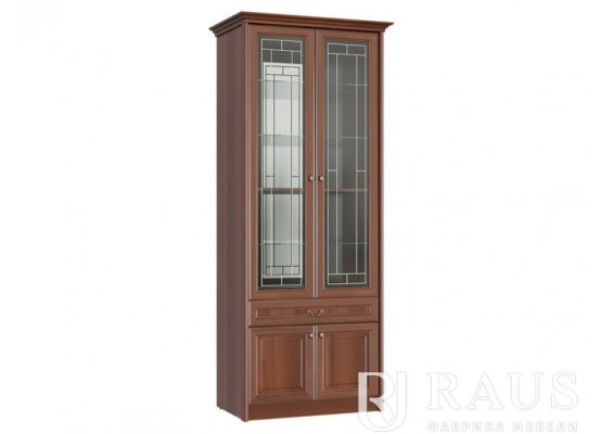 ЯН-03 Янна Шкаф для посуды с карнизом, Раус