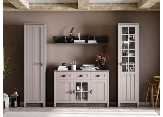 Модульная гостиная "Прованс" композиция #1 Мускат, Раус