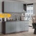 Кухня Орион Raus комплект 1.6 м Серый, Раус