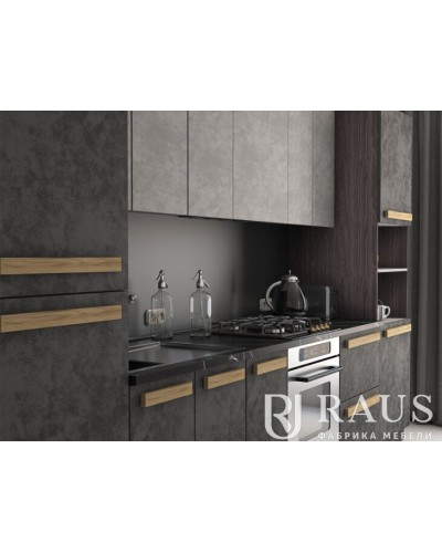 Кухня Тесс Раус комплект 2 м Пепельно темный, Раус