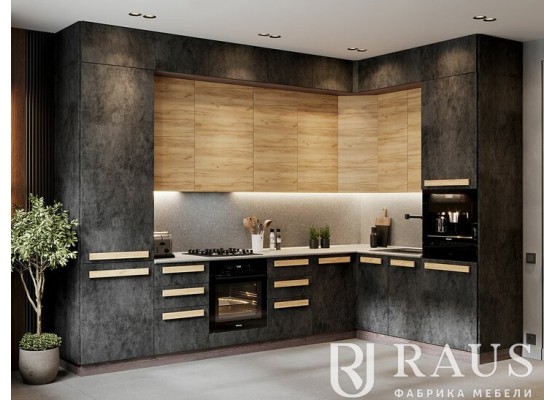 Кухня Тесс Раус комплект 2 м Пепельно темный, Раус