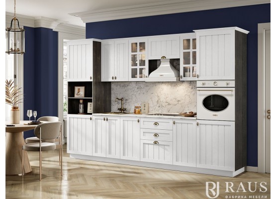 Кухня Прованс 2.0 м Зеленый дип, Раус