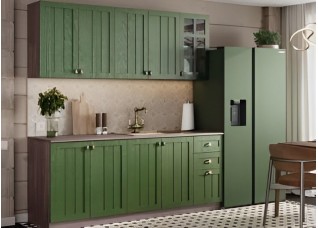 Кухня Прованс 2.0 м Зеленый дип