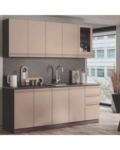 Кухня Орион Raus комплект 1.6 м Капучино, Раус