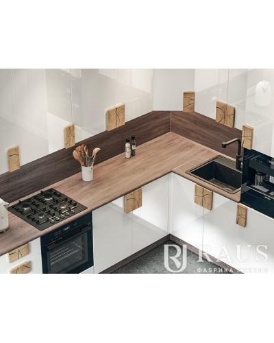 Монро кухня 2м Белый глянец, Раус